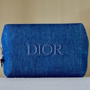 Dior Beauty Blue Denim Limited Edition Cosmetic Case